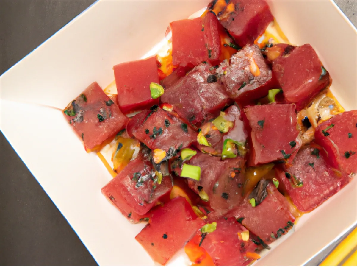 Marinated Tuna Marinated Tuna