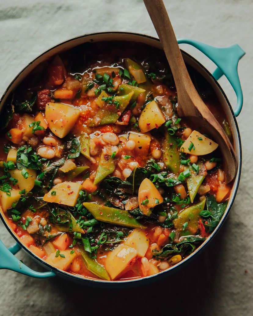 Hearty White Bean and Eggplant Stew Hearty White Bean and Eggplant Stew