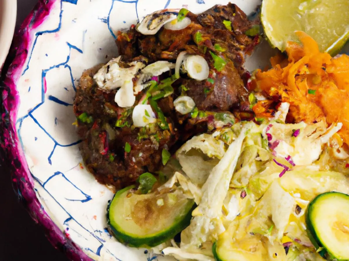 Light Carb Slow Roasted Lamb Tagine With Cabbage Slaw