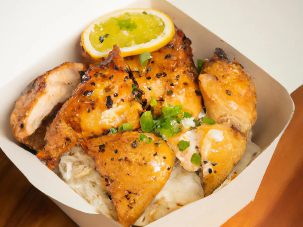 Yuzu Chicken Rice Box Yuzu Chicken Rice Box