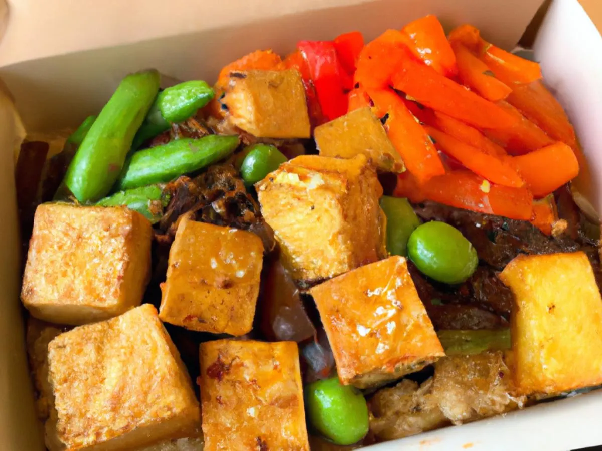 Miso Tofu Rice Box Miso Tofu Rice Box