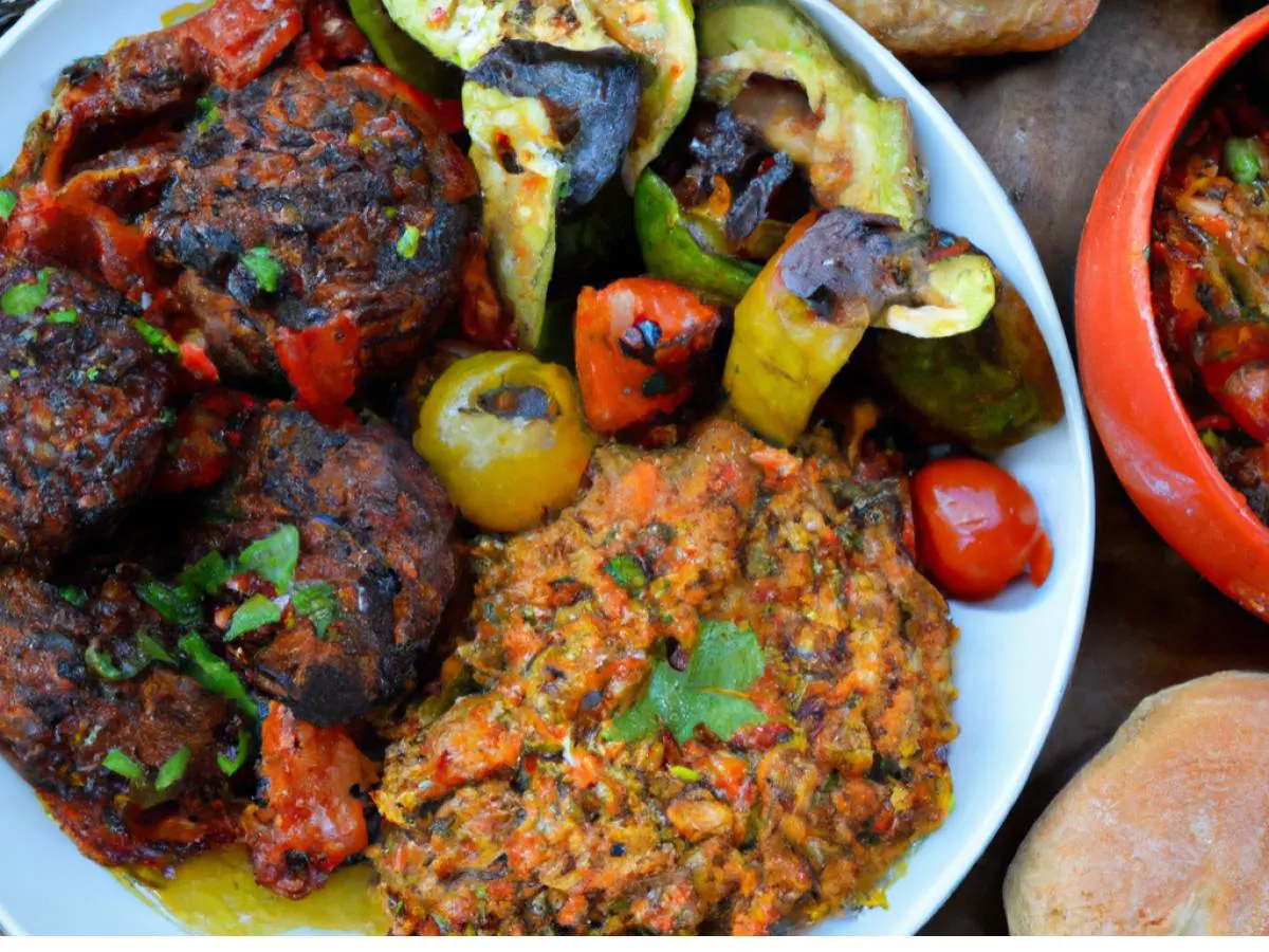 Vegan Lentil Chili, & Vegan Meatballs, Seasoned Rice, Veggies, Vegan Filo Dough Vegan Lentil Chili, & Vegan Meatballs, Seasoned Rice, Veggies, Vegan Filo Dough