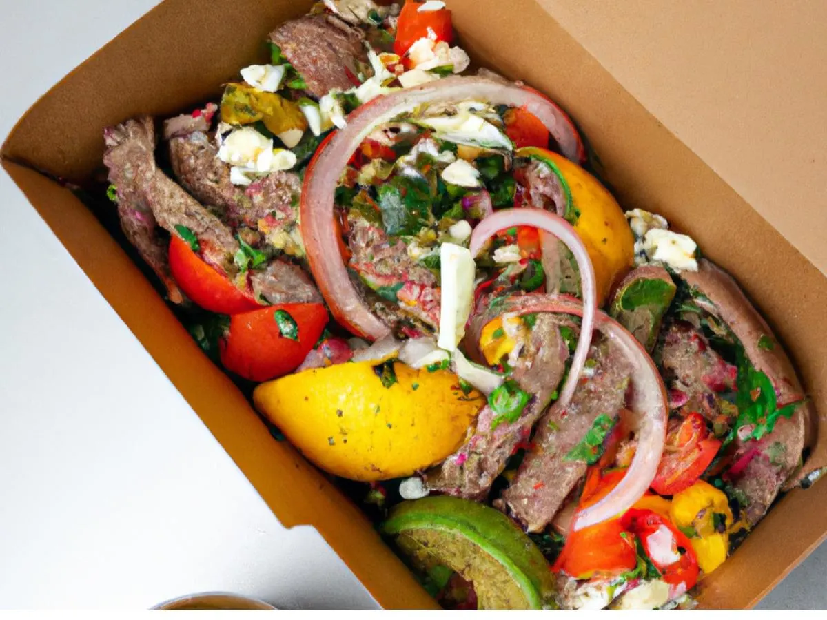 Farro Salad with Hanger Steak Chimichurri Farro Salad with Hanger Steak Chimichurri