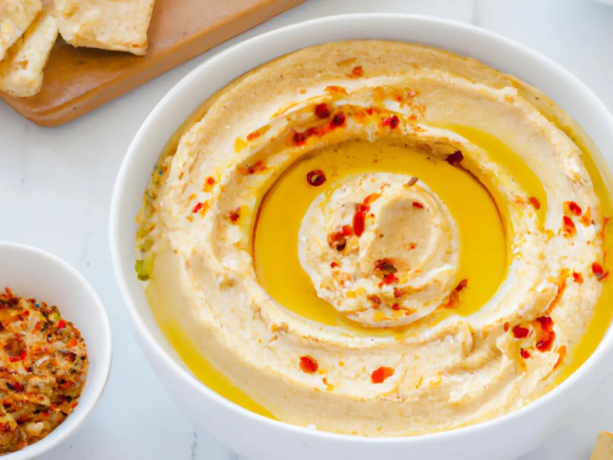 Hummus Dip with Pita Hummus Dip with Pita