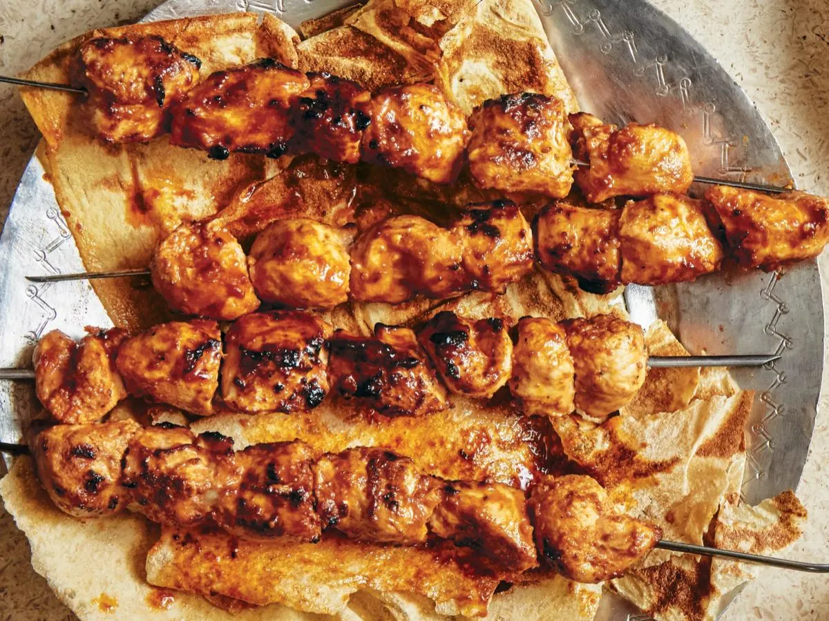 Grilled Chicken Skewers Grilled Chicken Skewers
