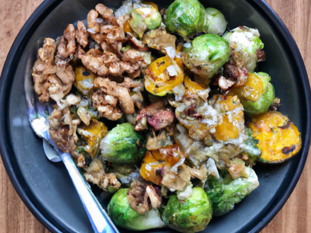 Brussel Sprouts & Squash Salad Brussel Sprouts & Squash Salad