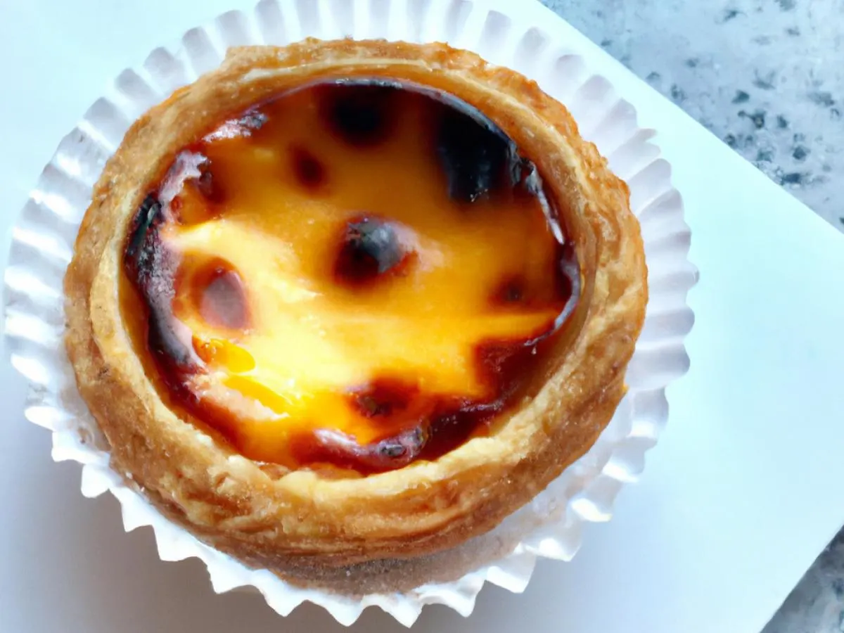 Flaky Egg Custard Tart Flaky Egg Custard Tart