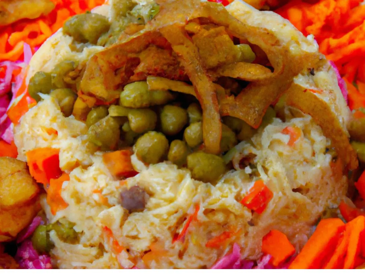 Vegetarian Pelau with Potato Salad and Root Veg Medley Vegetarian Pelau with Potato Salad and Root Veg Medley