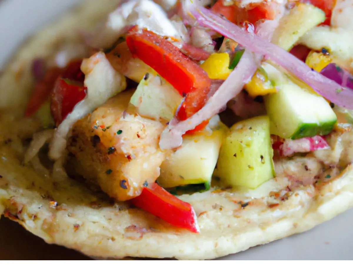 Vegan Meatless Gyro With Garden Salad and Hummus with Pita Vegan Meatless Gyro With Garden Salad and Hummus with Pita
