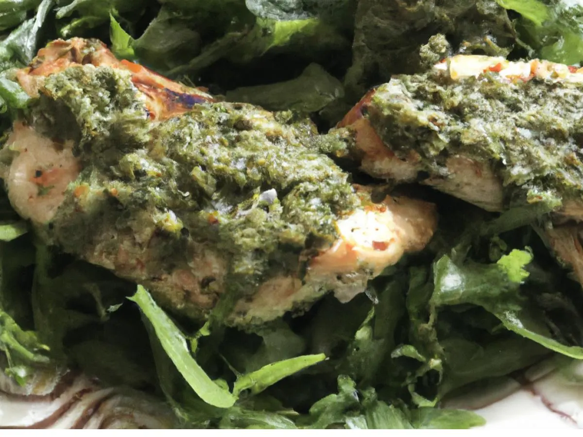 Arugula Pesto Chicken
