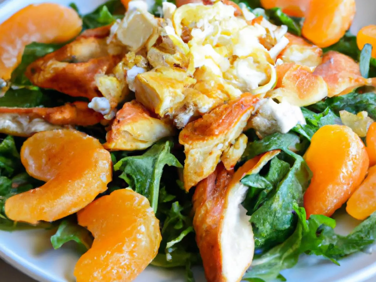 Citrus Arugula Salad with Chicken and Orange Vinaigrette Citrus Arugula Salad with Chicken and Orange Vinaigrette
