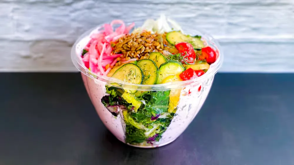 Vegetarian Pink Power Salad