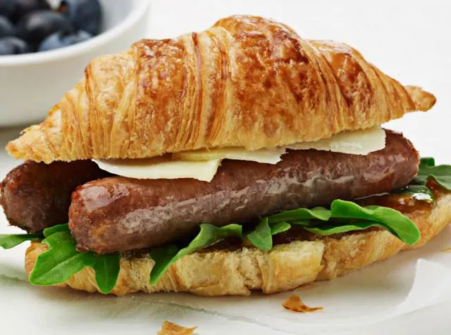 Sausage Croissant Sandwich Sausage Croissant Sandwich
