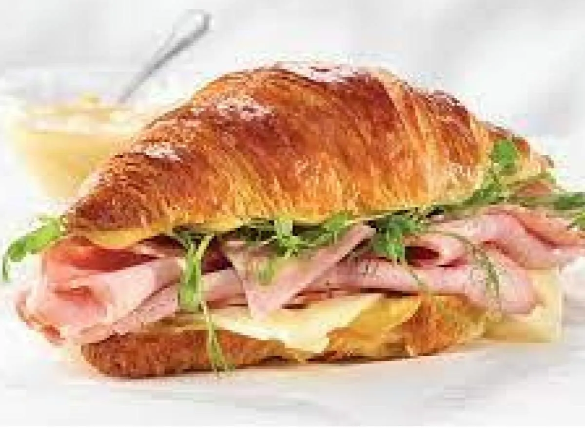 Ham Croissant Sandwich Ham Croissant Sandwich
