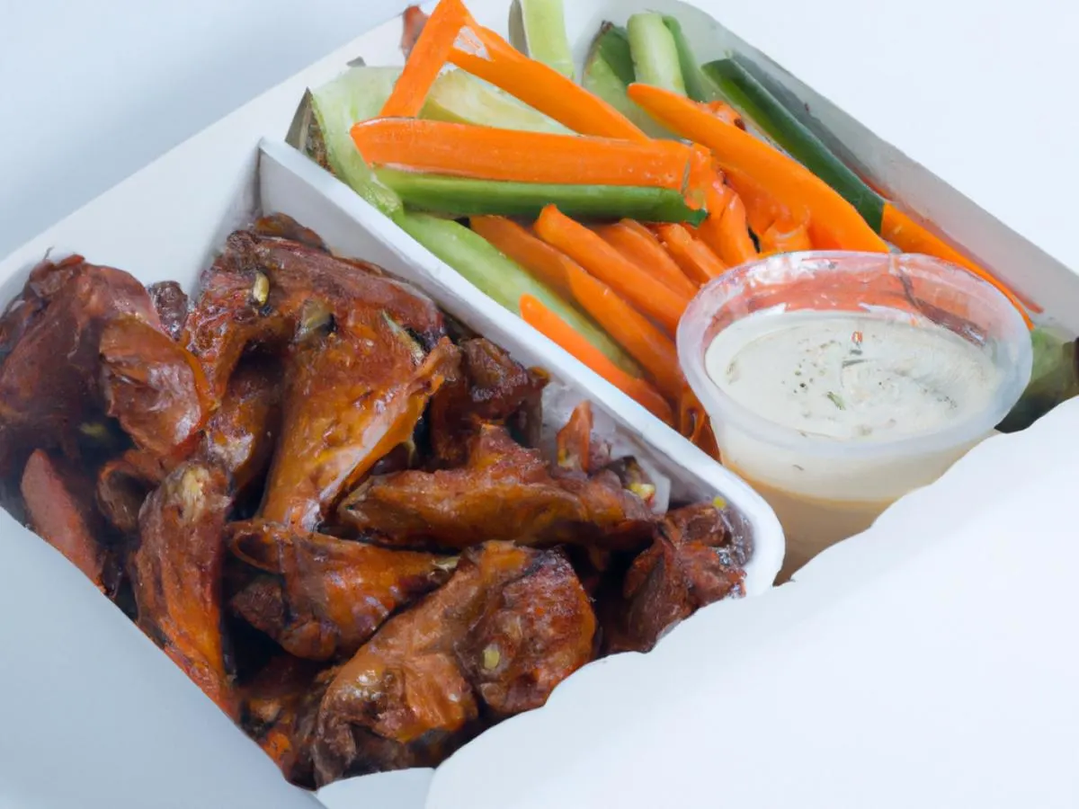 Teriyaki and Cajun Chicken Wings Box