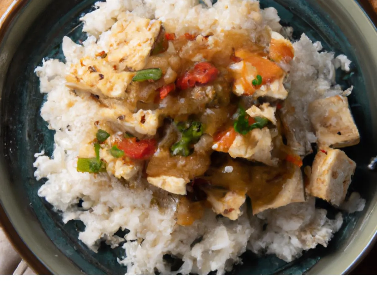 Vegan Salt and Pepper Tofu Rice Bowl Vegan Salt and Pepper Tofu Rice Bowl