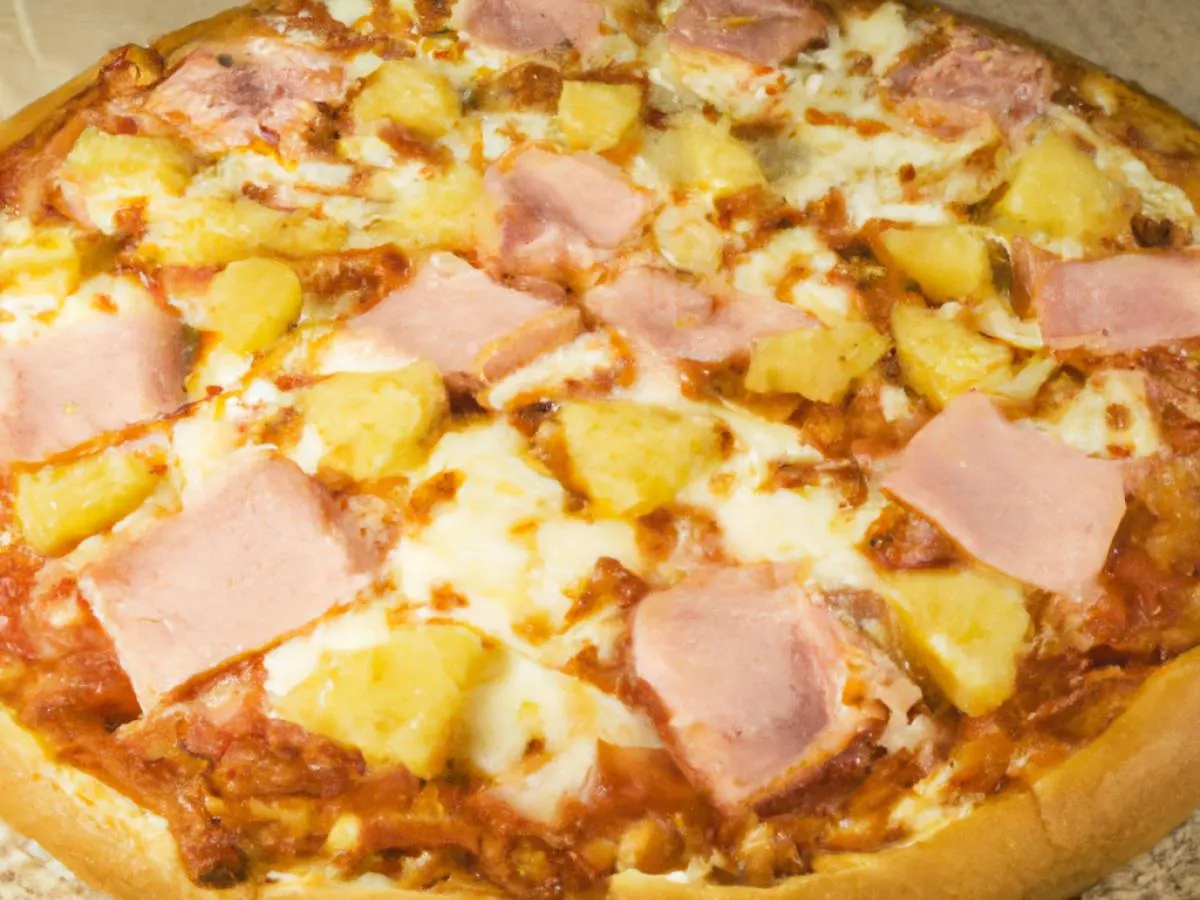 17" Smoked Ham & Pineapple Pizza