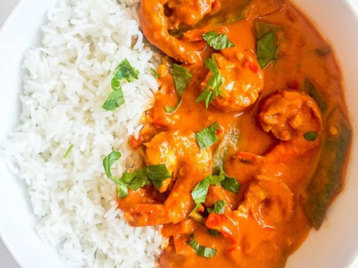 [18oz] Halal Friendly Shrimp Tikka Masala Boxed Meal