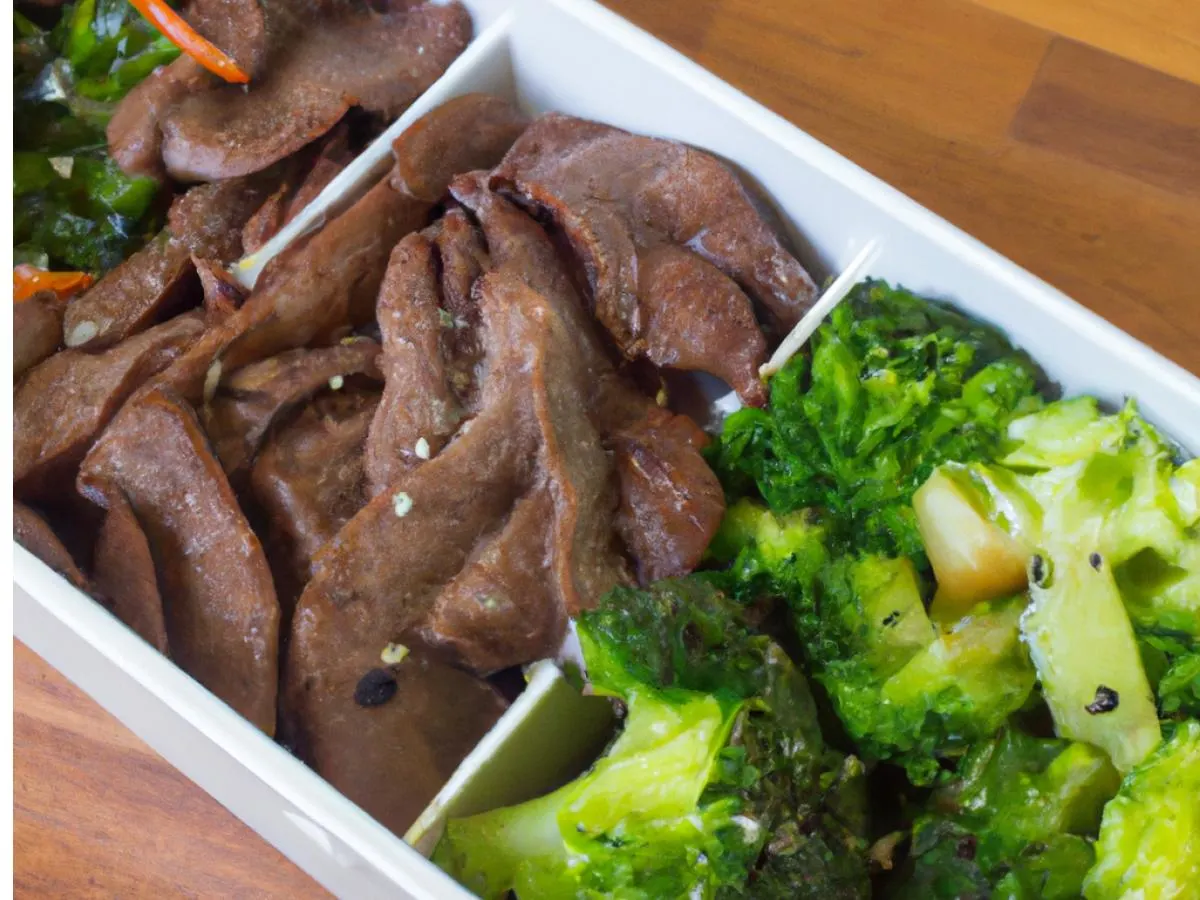 Ribeye Beef Bulgogi Boxed Lunch Over Mixed Greens with Sesame Ginger Dressing Ribeye Beef Bulgogi Boxed Lunch Over Mixed Greens with Sesame Ginger Dressing