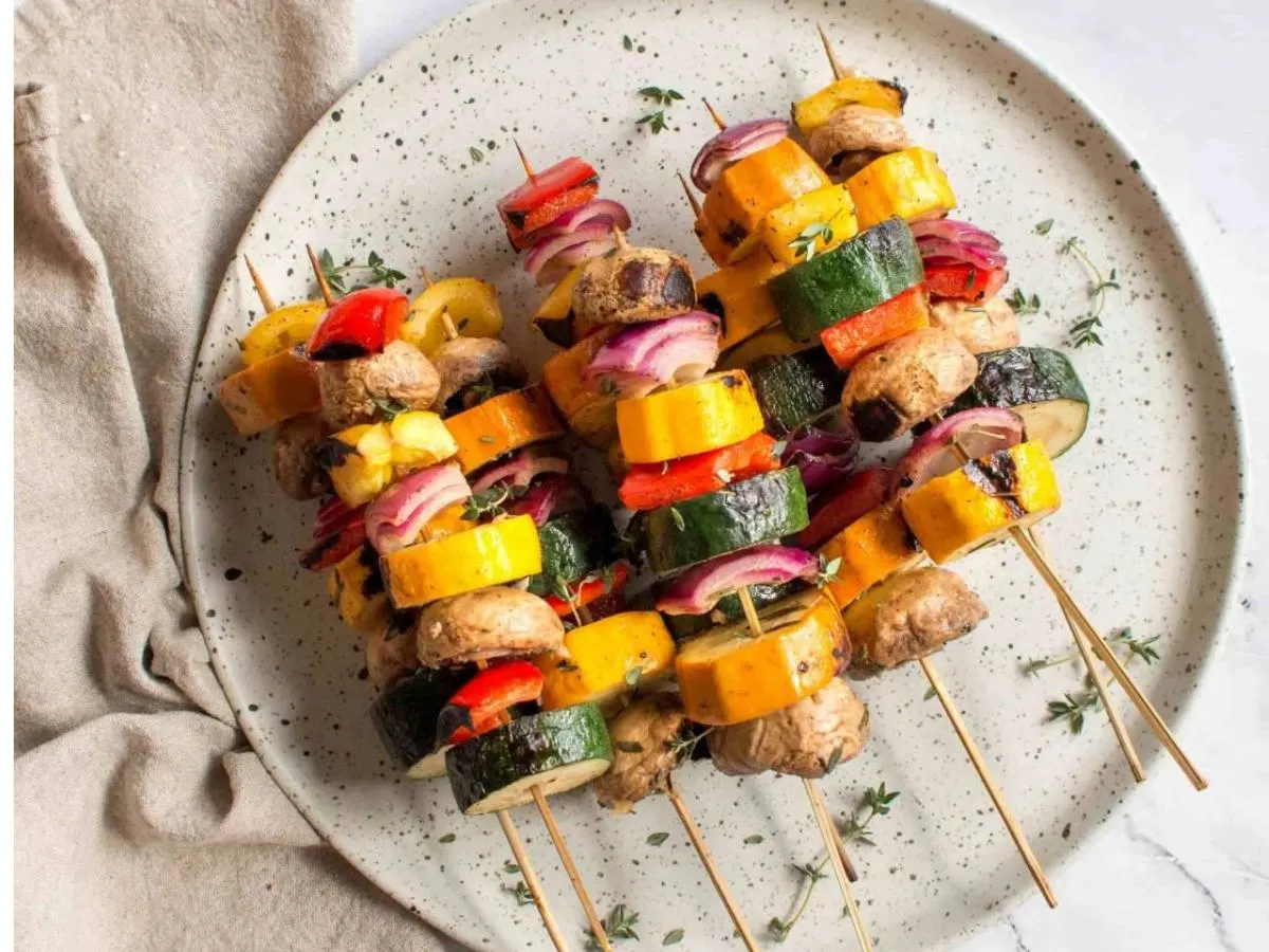 Grilled Vegetable Skewer Grilled Vegetable Skewer