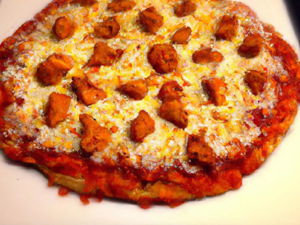 Gluten-Free Cauliflower Chicken Pizza (10")