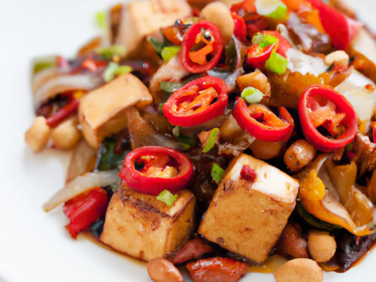 Kung Pow Tofu Kung Pow Tofu