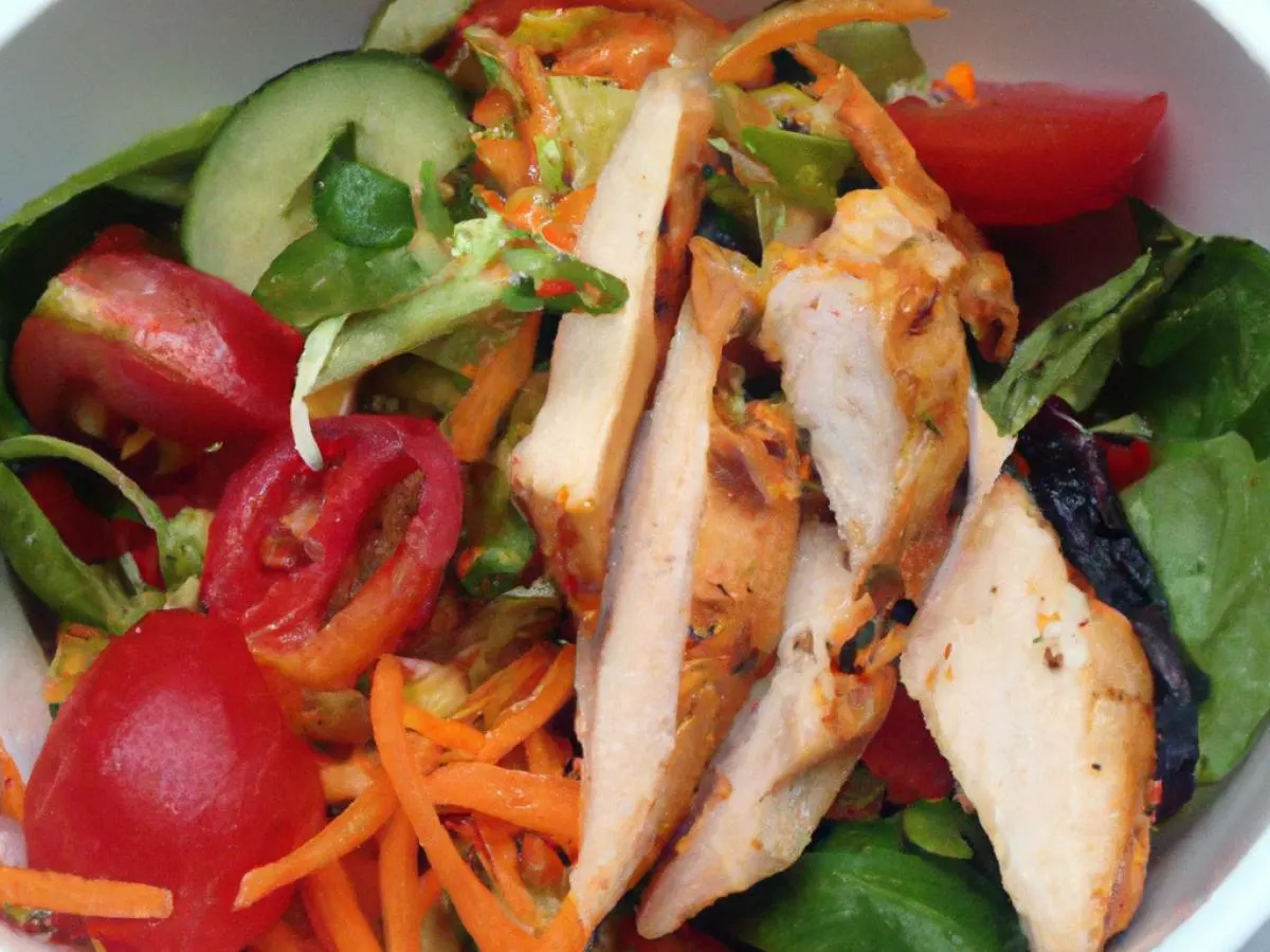 Grilled Chicken Entree Salad with Lime Vinaigrette Grilled Chicken Entree Salad with Lime Vinaigrette