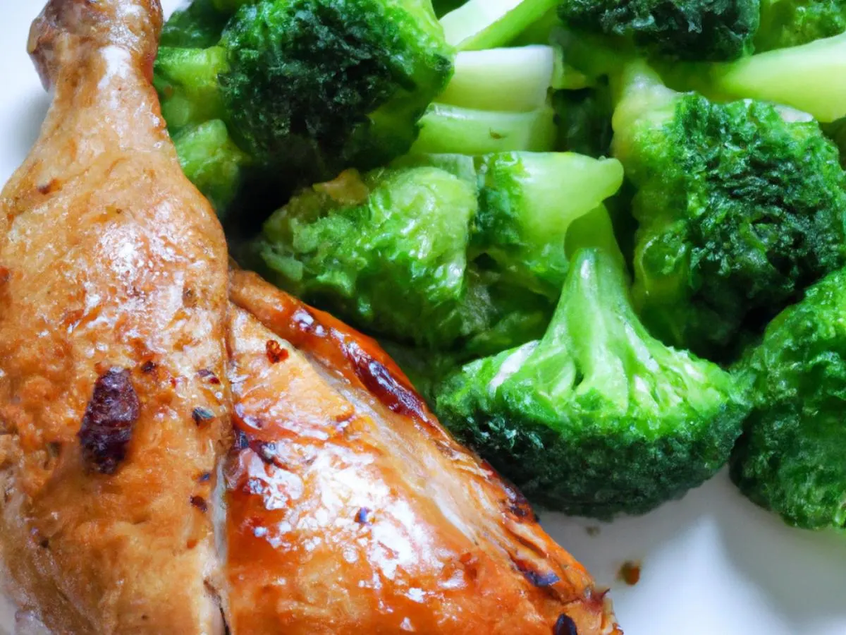 Light Carb Allergen-Free Grilled Chicken with Broccoli Light Carb Allergen-Free Grilled Chicken with Broccoli