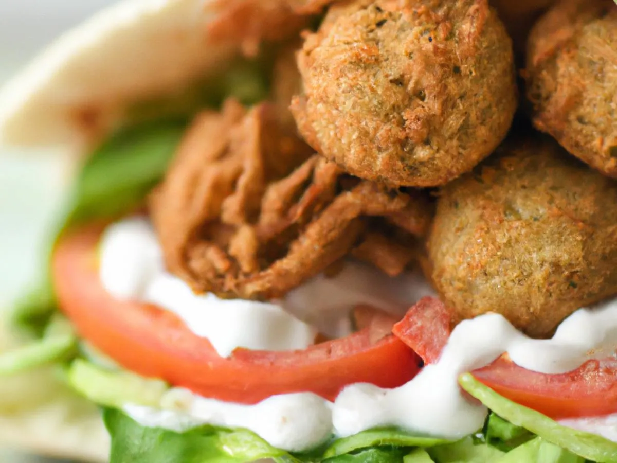 Combo Chicken/Falafel Sandwich