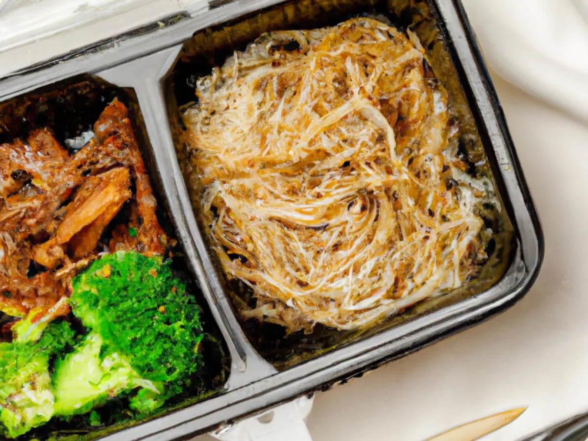 Garlic Chicken Bulgogi Boxed Lunch with Japchae Garlic Chicken Bulgogi Boxed Lunch with Japchae