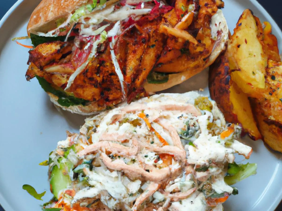 Korean BBQ Chicken Sandwich Boxed Lunch Korean BBQ Chicken Sandwich Boxed Lunch