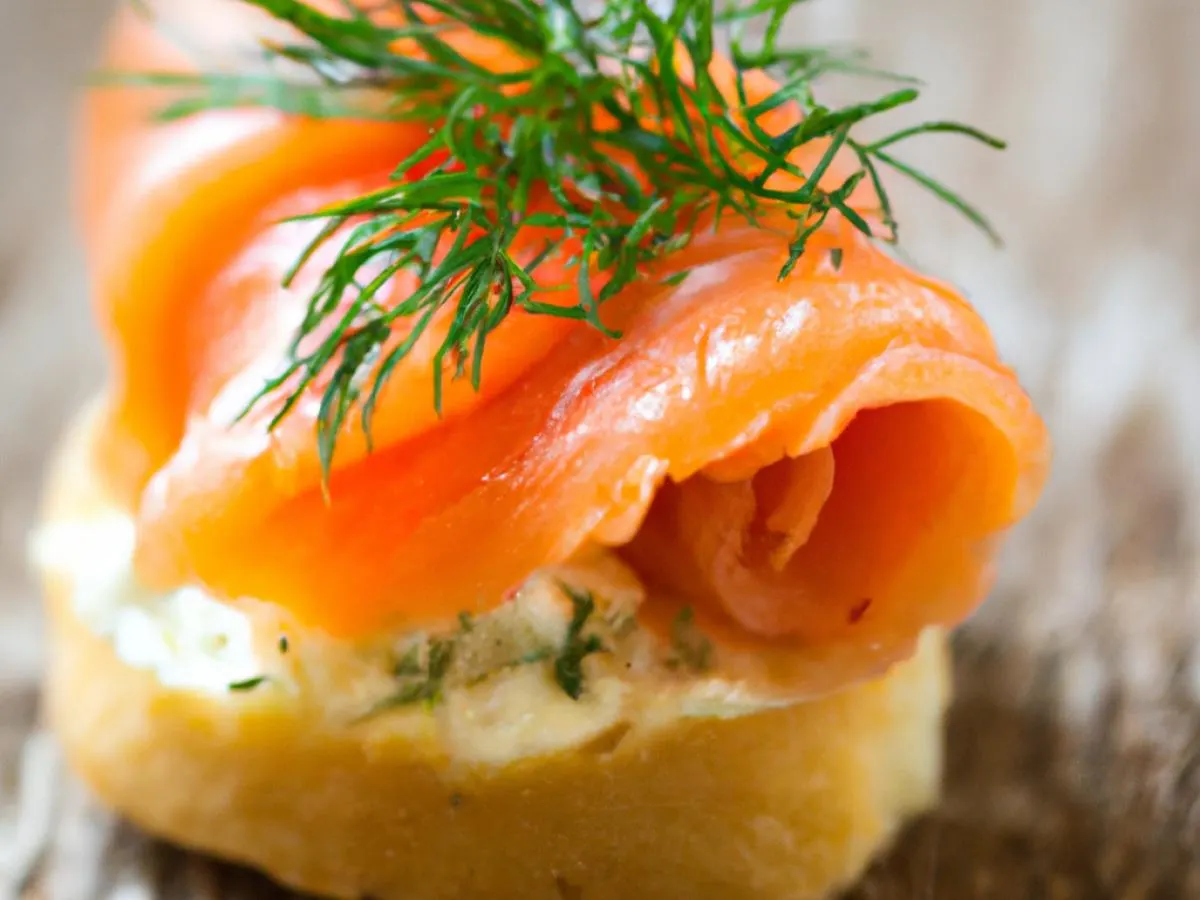 Smoked Salmon Canape