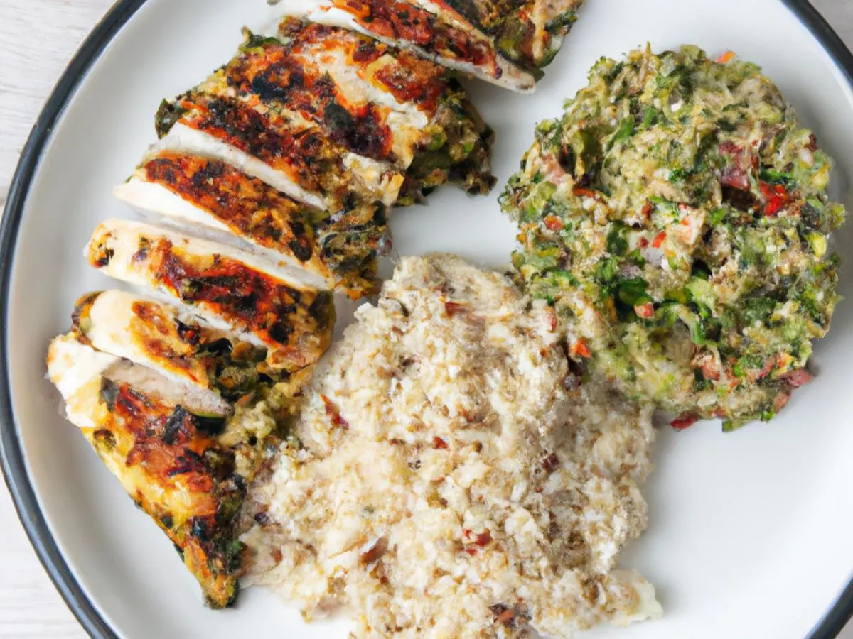 Grilled Chimichurri Chicken with Jasmine Rice, Quinoa Salad, and Rocoto Salsa Grilled Chimichurri Chicken with Jasmine Rice, Quinoa Salad, and Rocoto Salsa