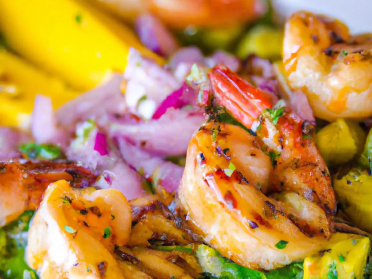 Grilled Shrimp w/ Mango Salad Grilled Shrimp w/ Mango Salad