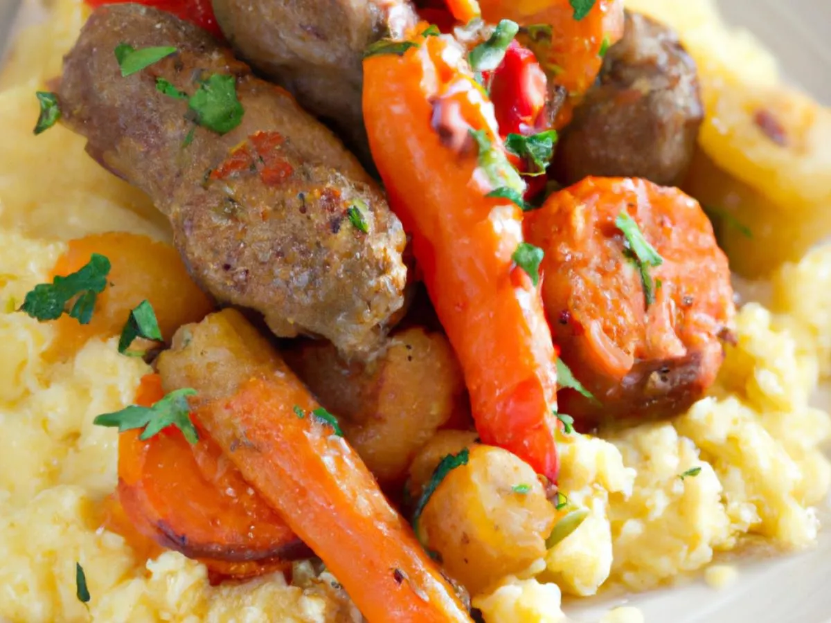 Kefta Kebab Stew w/ Lemon Infused Israeli Couscous & Spicy Honey Roasted Carrots Kefta Kebab Stew w/ Lemon Infused Israeli Couscous & Spicy Honey Roasted Carrots