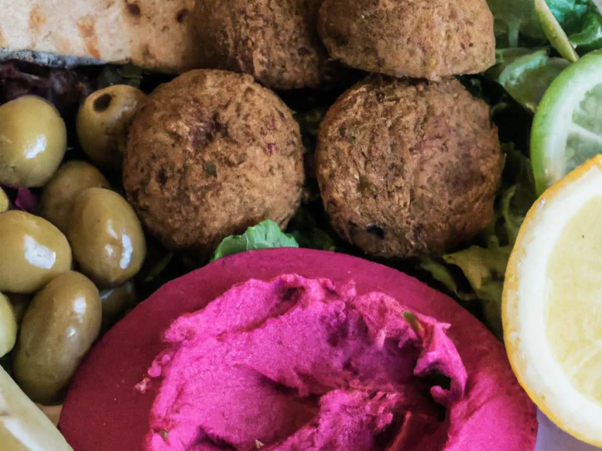 Vegan Falafel Meal (Lemon Vinaigrette on the side) Vegan Falafel Meal (Lemon Vinaigrette on the side)