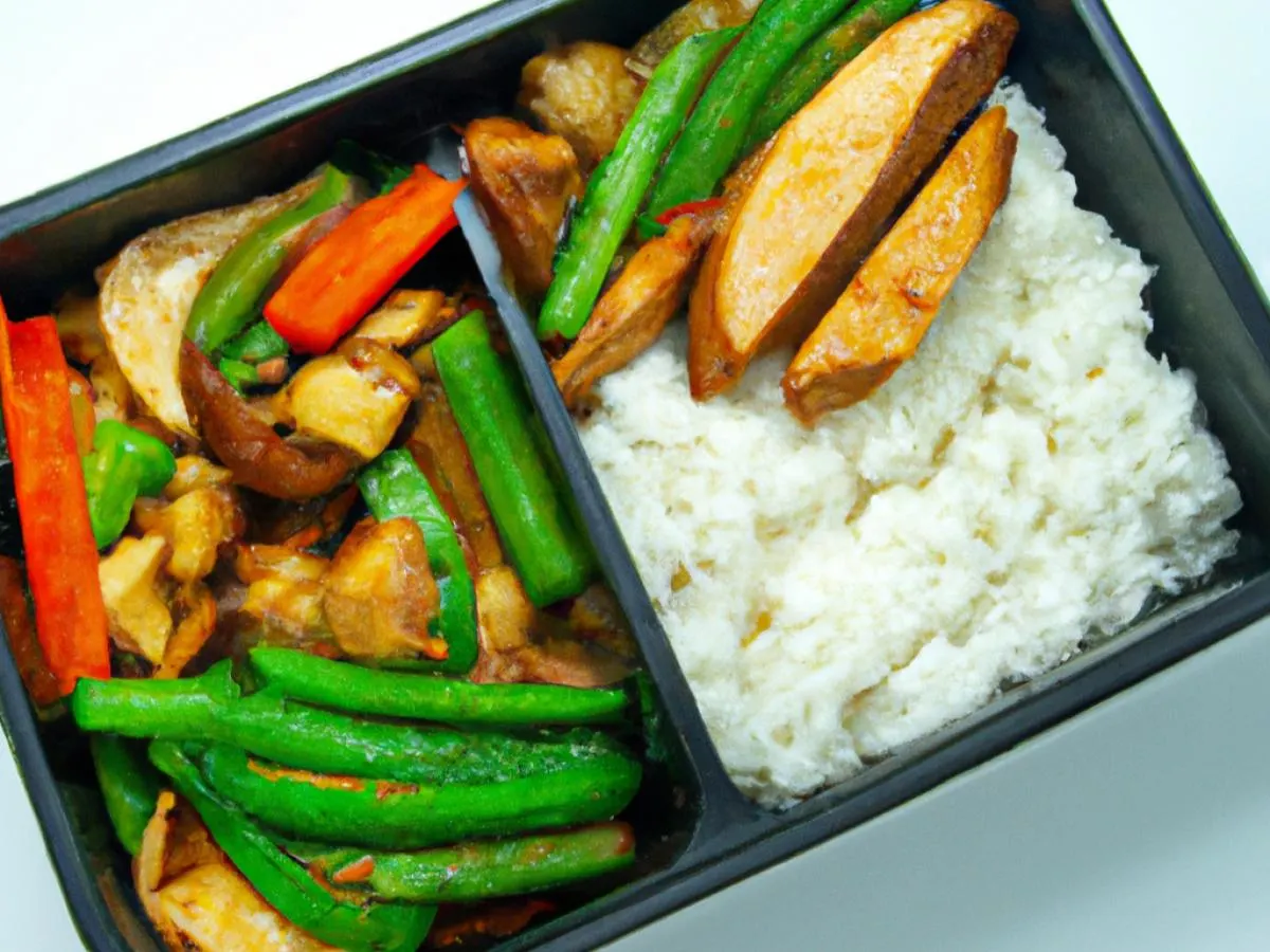 Chicken with Vegetables Rice Box Chicken with Vegetables Rice Box