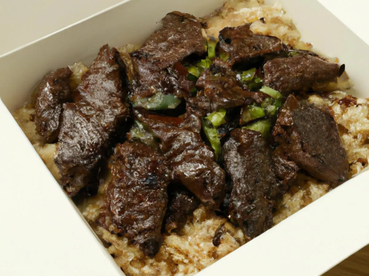 Mongolian Beef Rice Box Mongolian Beef Rice Box