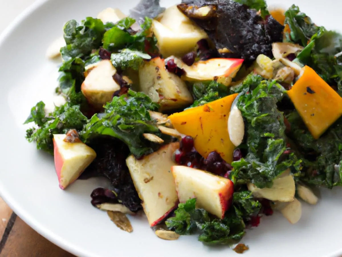 Harvest Kale and Squash Salad With Tofu Harvest Kale and Squash Salad With Tofu