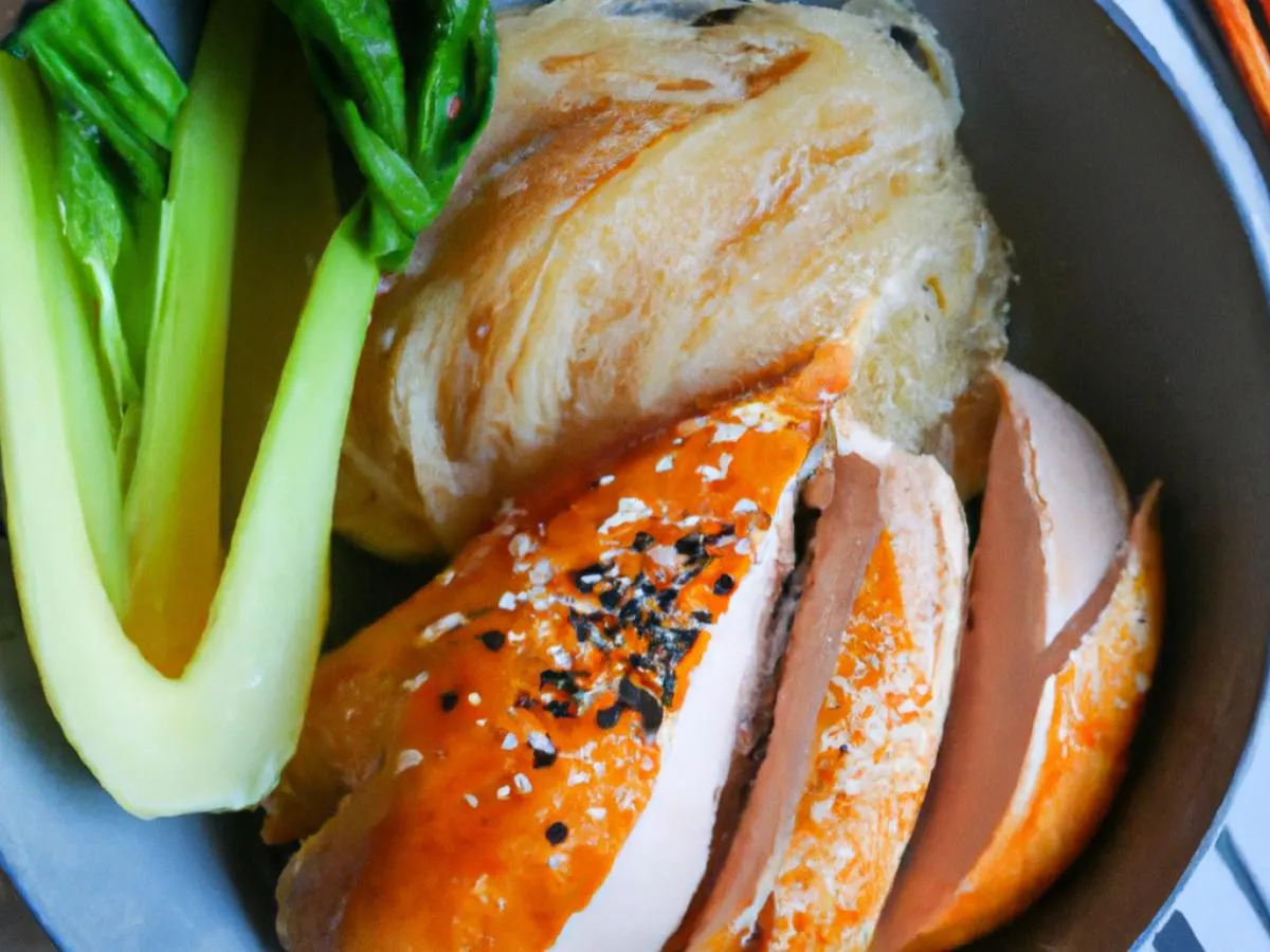 Poached Sesame Chili Chicken Poached Sesame Chili Chicken