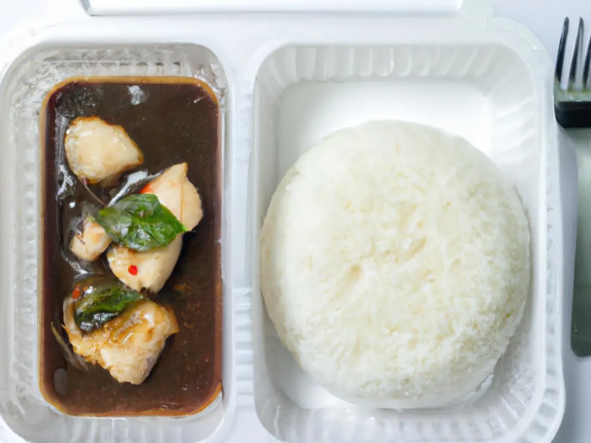 Spicy Chicken with Fresh Basil Rice Box Spicy Chicken with Fresh Basil Rice Box