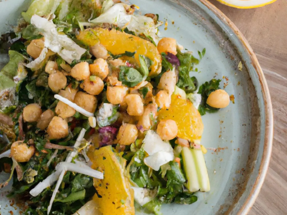Chickpea Citrus Entree Salad Chickpea Citrus Entree Salad