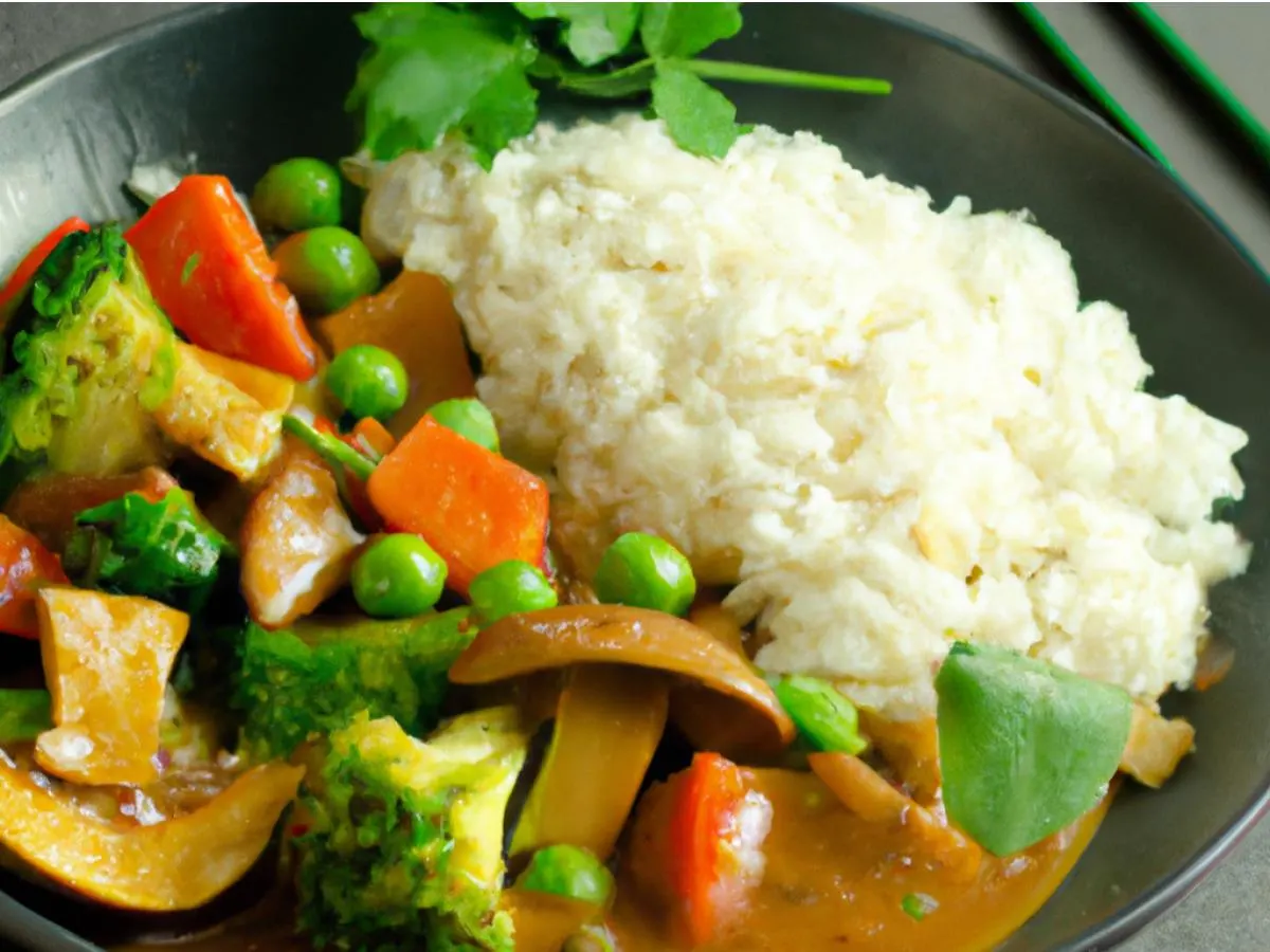 Curry with Mixed Vegetables Rice Box Curry with Mixed Vegetables Rice Box