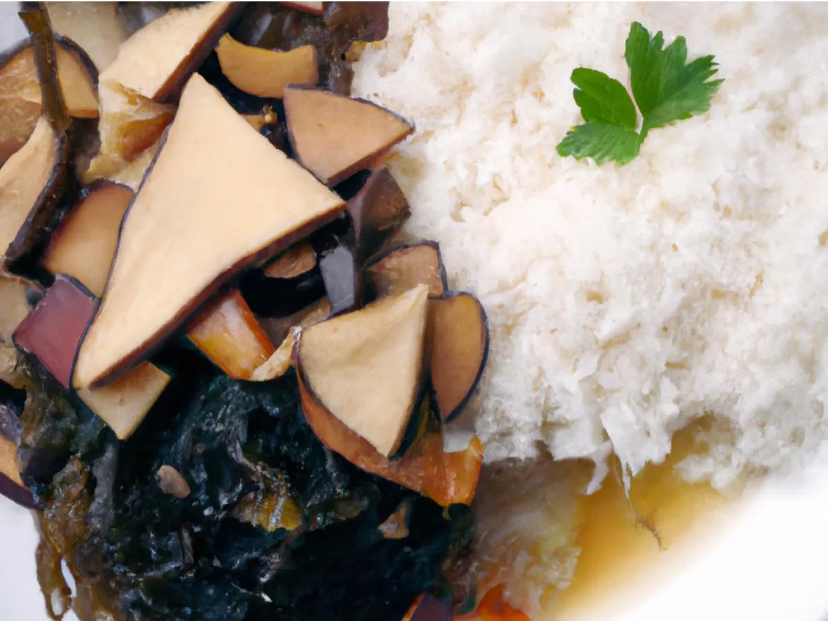 Tofu Skins with Black Fungus and Vegetables