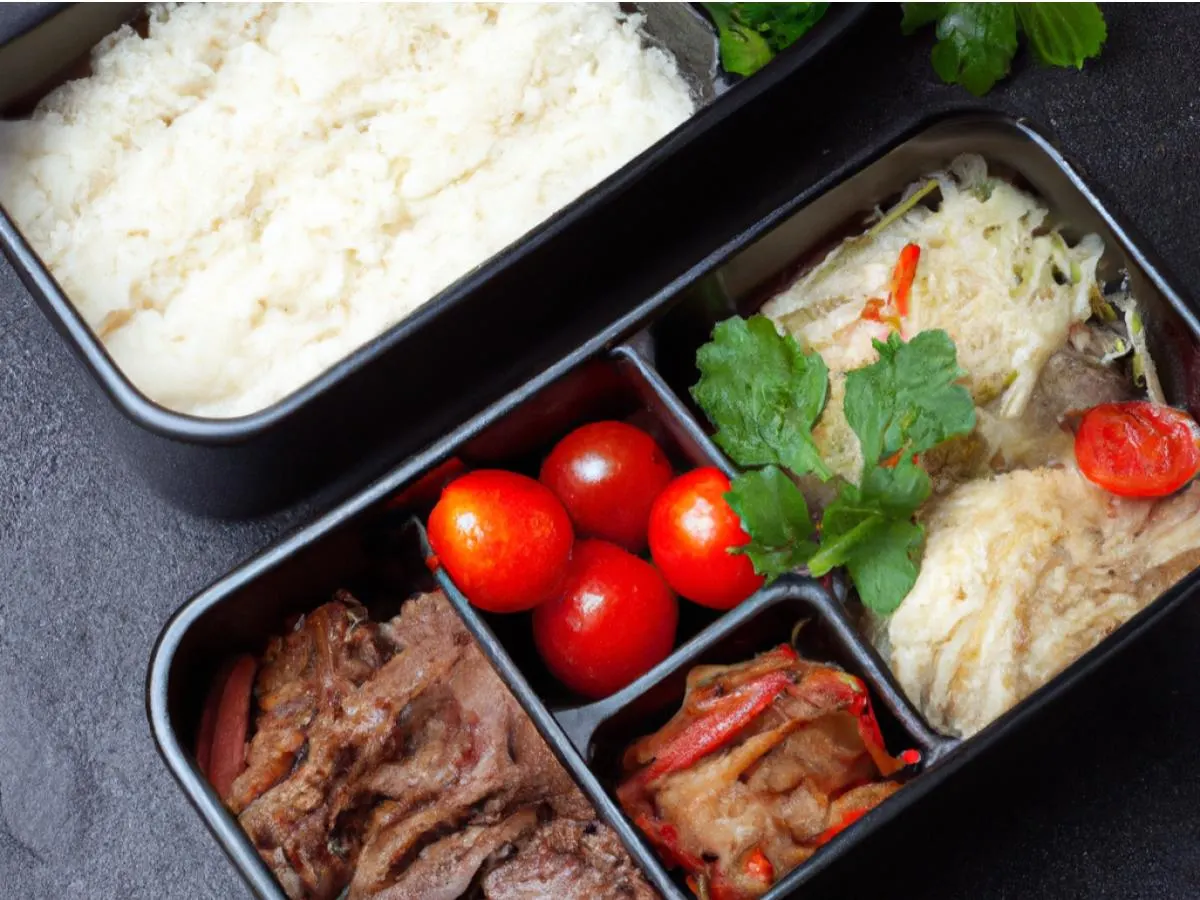 Beef Shank Stew with Tomato Bento Box