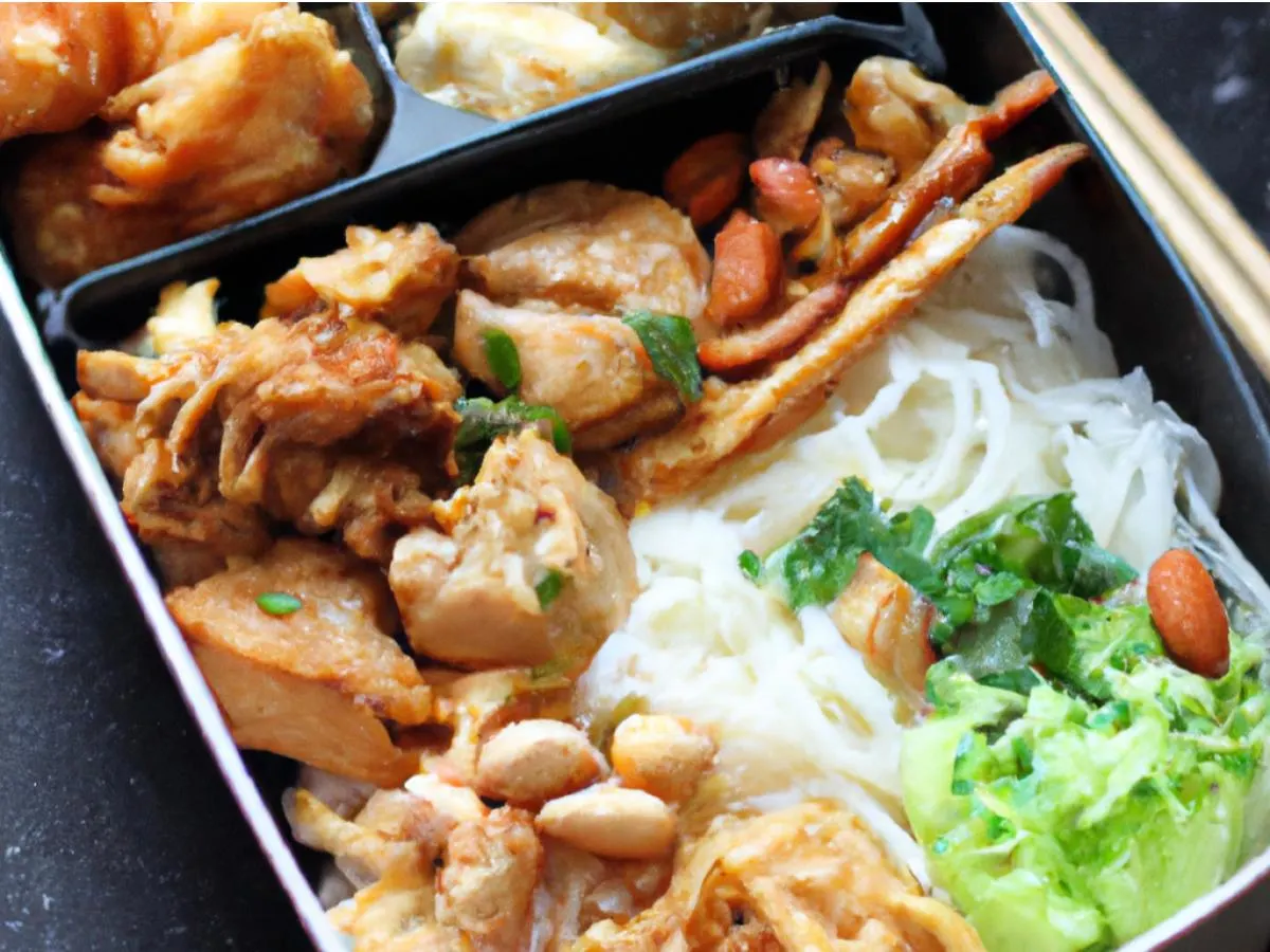 Popcorn Chicken Bento Box