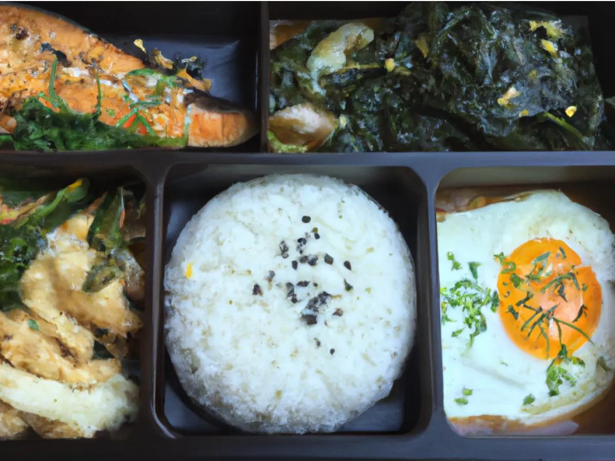 Squids, Pork & Smoked Tofu Bento Box