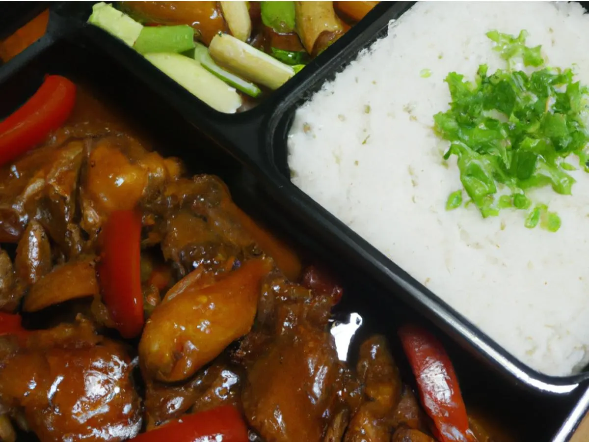 Tomato Beef Bento Box