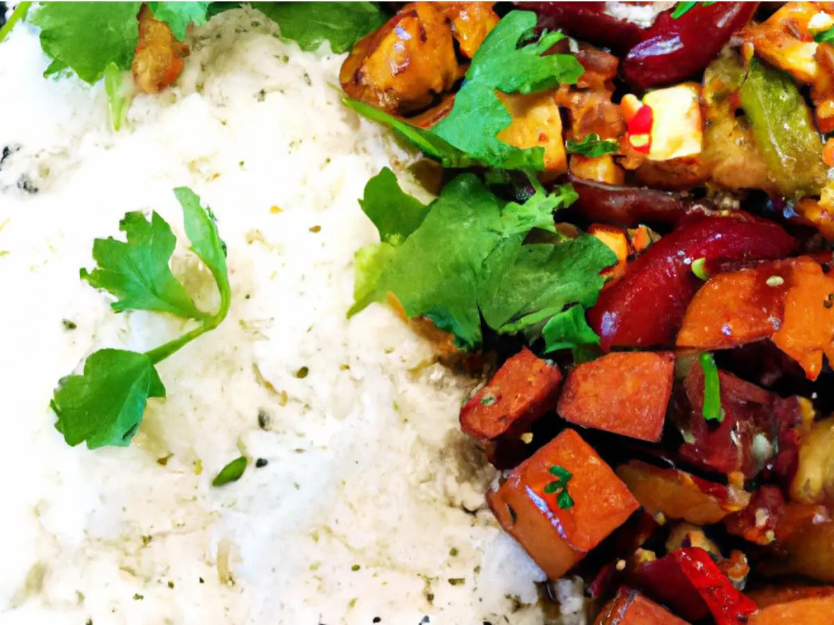 Spicy Kung Pao Mock Chicken Bento Box