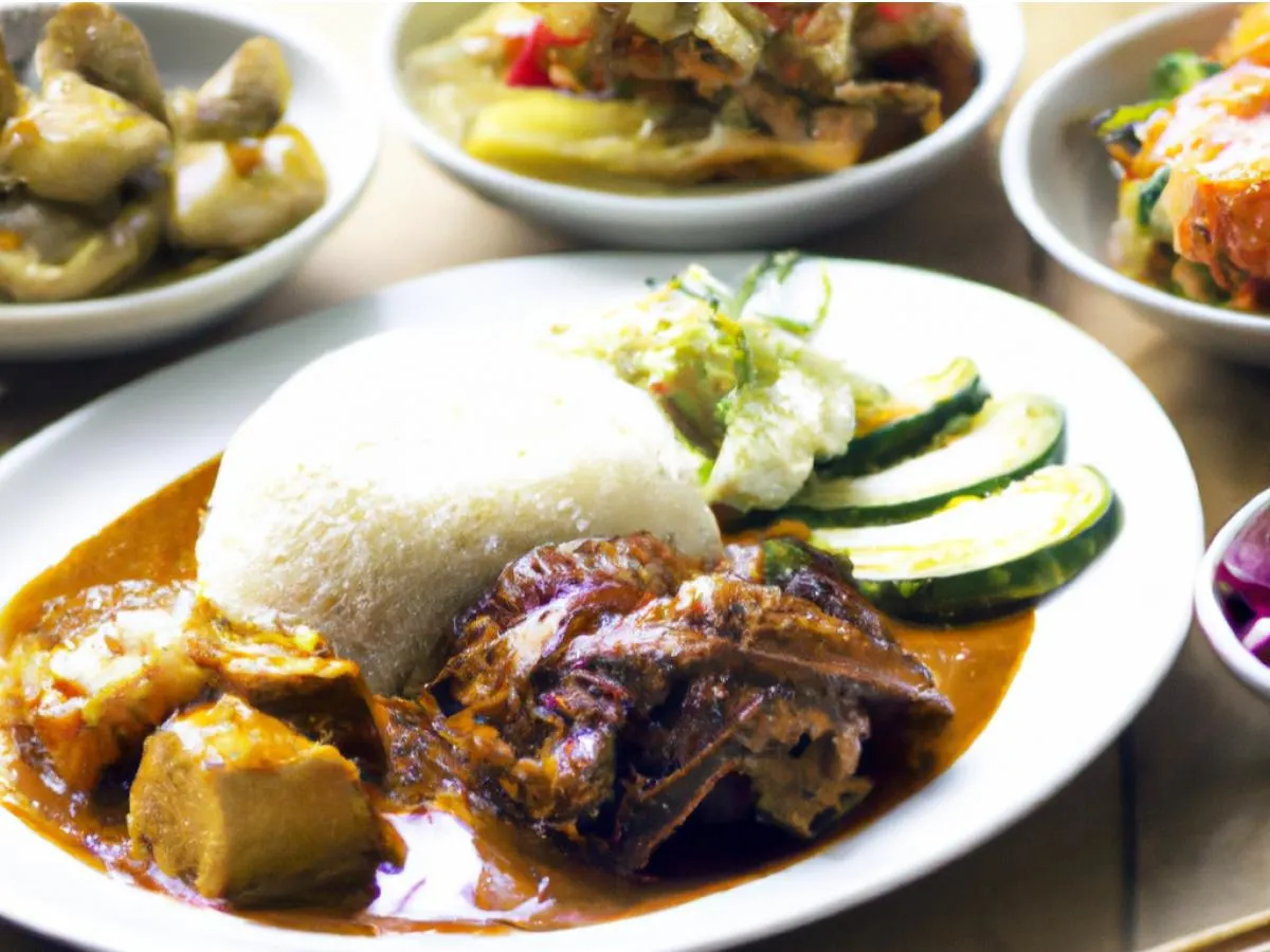 Lamb w/ Sour Pickle|Bean Sauce Chicken|Smoked Tofu|Pork & Cabbage Dumpling|Salad